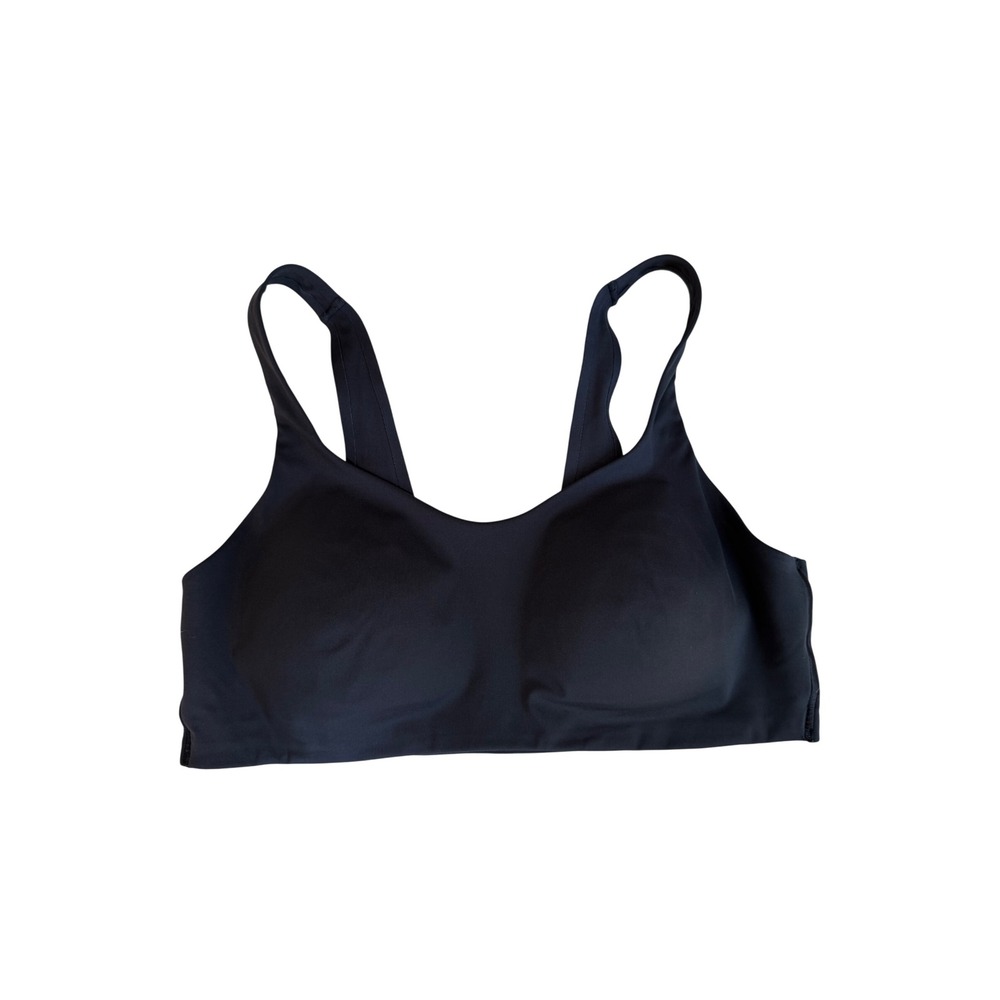 HUUG Womens Black Sports Bra Medium Molded Cups H230002 Athleisure Yoga Gym